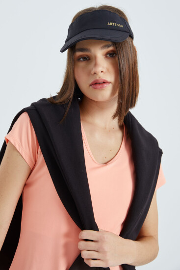 Yavruagzı Basic Kısa Kol Standart Kalıp V Yaka Kadın T-Shirt - 97145 - TOMMYLIFE (1)