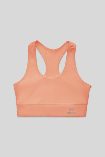 Yavruagzı Sırt Detaylı Dar Kalıp U Yaka Kadın Spor Büstiyer - 97120 