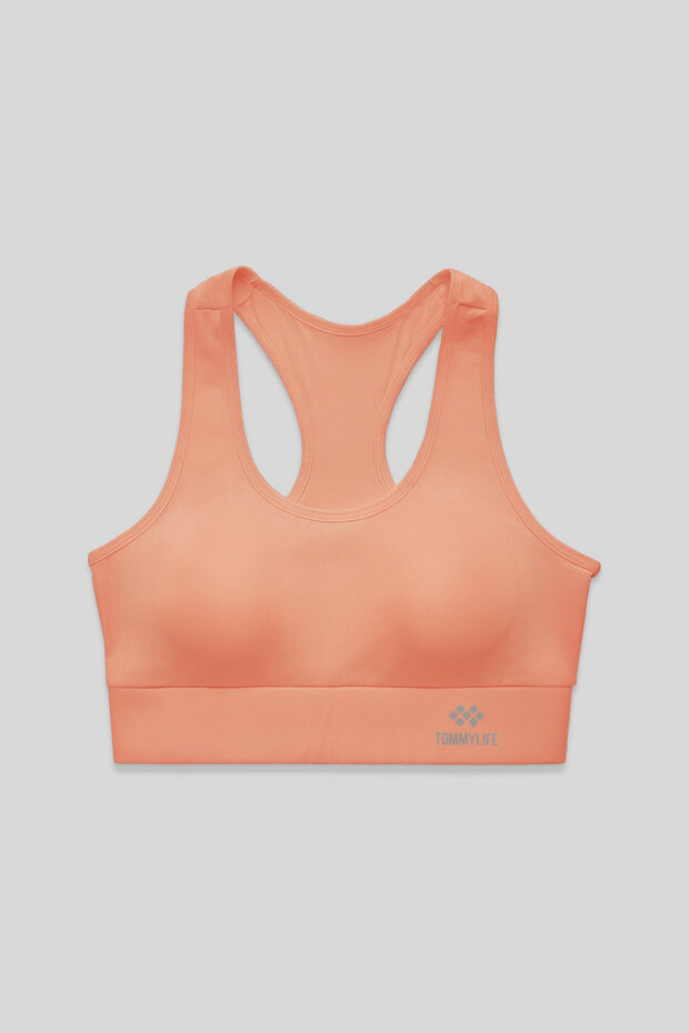 Yavruagzı Sırt Detaylı Dar Kalıp U Yaka Kadın Spor Büstiyer - 97120 - 1