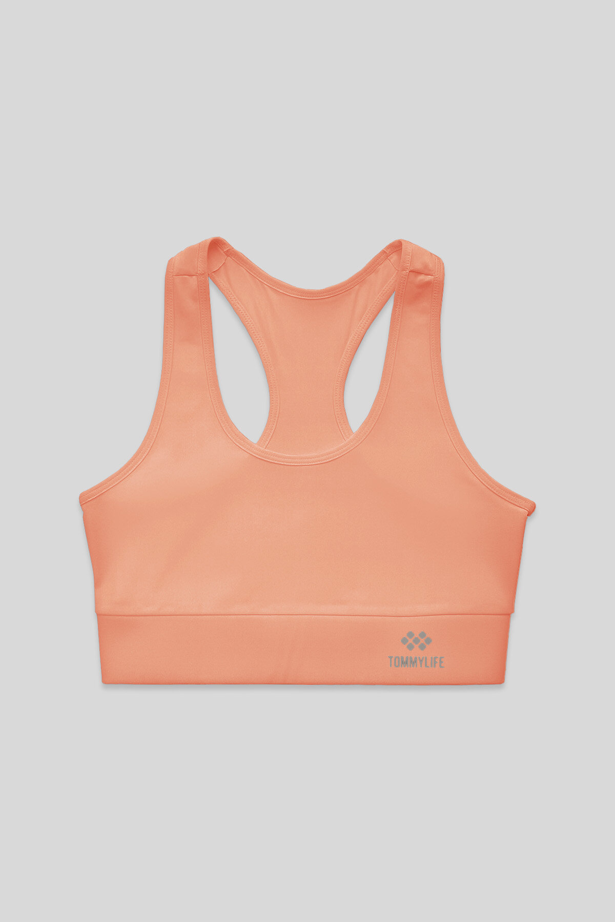 Yavruagzı Sırt Detaylı Dar Kalıp U Yaka Kadın Spor Büstiyer - 97120 - TOMMYLIFE