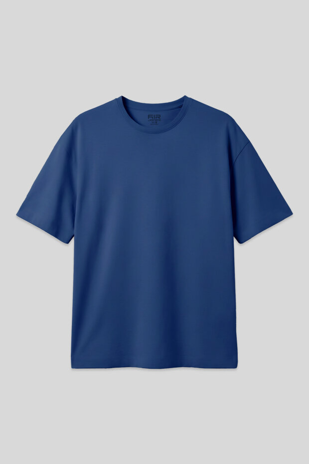 Parlament %100 Pamuk Kalın Yumuşak Dokulu Oversize Fit Basic Erkek T-Shirt - 88353 - 1