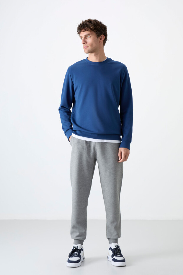 Parlament Basic O Yaka Rahat Form Erkek Sweatshirt - 88053 - 3