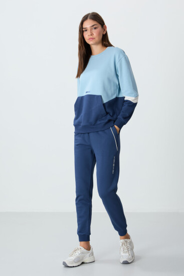 Parlament Kompakt Pamuklu Kalın Pürüzsüz Dokulu Standart Fit Kadın Eşofman Altı - 94660 