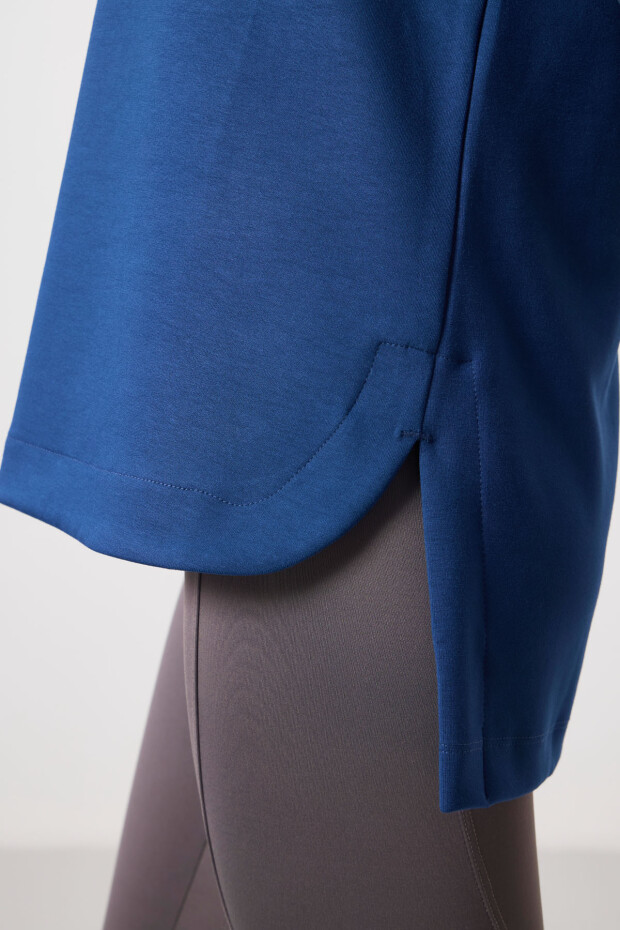 Parlament Yumuşak Dokulu O Yaka Rahat Form Kadın Tunik Sweatshirt - 97305 - 3