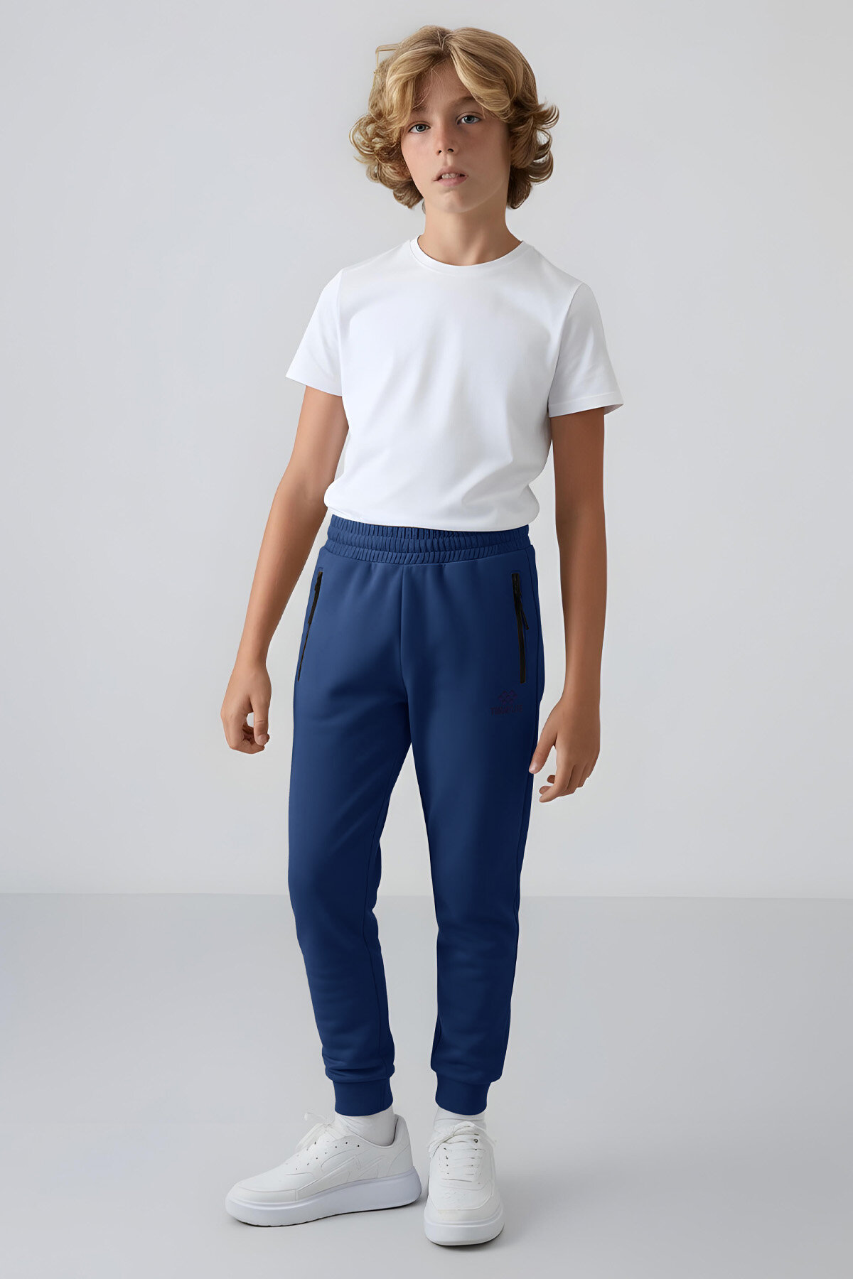 Parlament Fermuarlı Standart Fit Erkek Çocuk Eşofman Alt - 64042 - TOMMYLIFE (1)