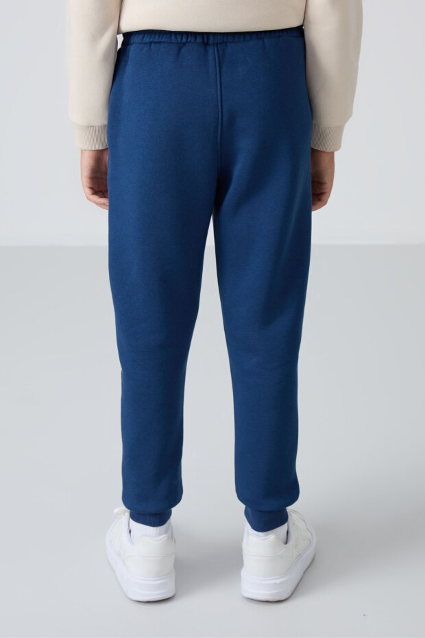 Parlament Pamuklu Kalın İçi Tüylü Standart Fit Nakışlı Erkek Çocuk Eşofman Alt - 11224 - 5