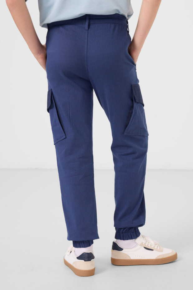 Parlament Standart Fit Dokuma Hafif Esnek Chino Erkek Çocuk Pantolon - 11271 - 5