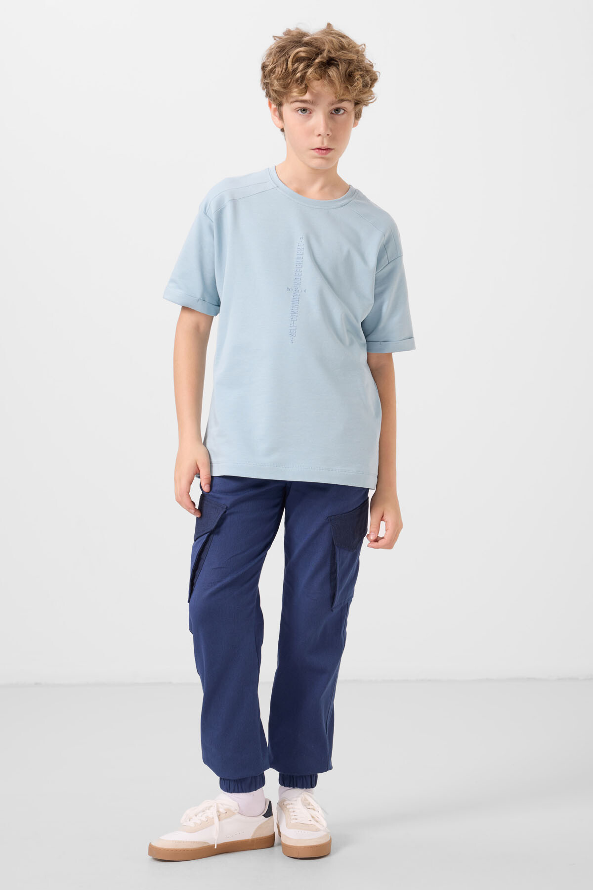 Parlament Standart Fit Dokuma Hafif Esnek Chino Erkek Çocuk Pantolon - 11271 - TOMMYLIFE