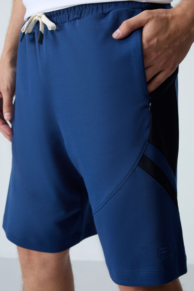 Parlament Pamuklu Kalın Yumuşak Dokulu Standart Fit Basic Erkek Şort - 81281 - 3