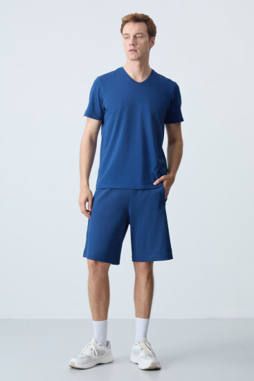 Parlament Pamuklu Kalın Yumuşak Dokulu Standart Fit Basic Erkek Şort - 81276 - Air Jones (1)