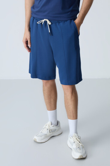 Parlament Pamuklu Kalın Yumuşak Dokulu Standart Fit Basic Erkek Şort - 81277 - Air Jones (1)