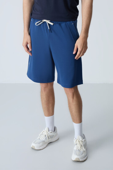 Parlament Pamuklu Kalın Yumuşak Dokulu Standart Fit Basic Erkek Şort - 81278 