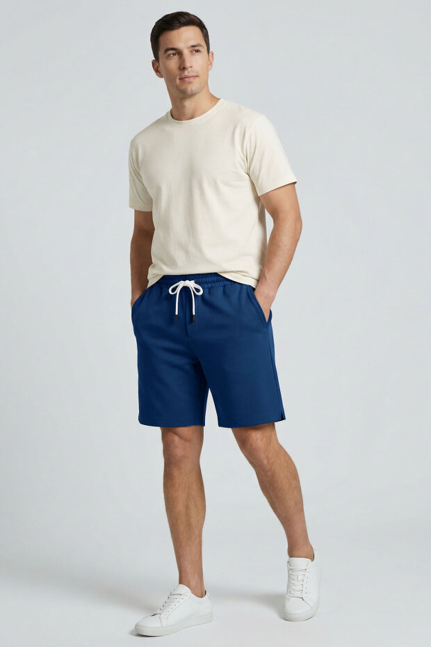 Parlament Standart Fit Basic Arka Cepli Erkek Şort - 88314 - 1