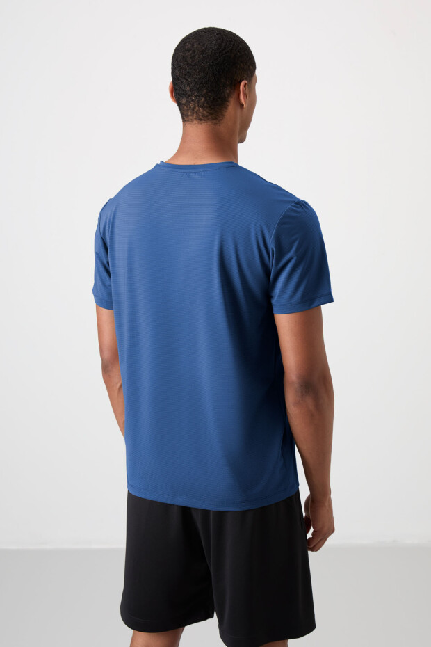 Parlament Nefes Alan Dokulu İnce Esnek Standart Fit Erkek Performans T-Shirt - 88384 - 6