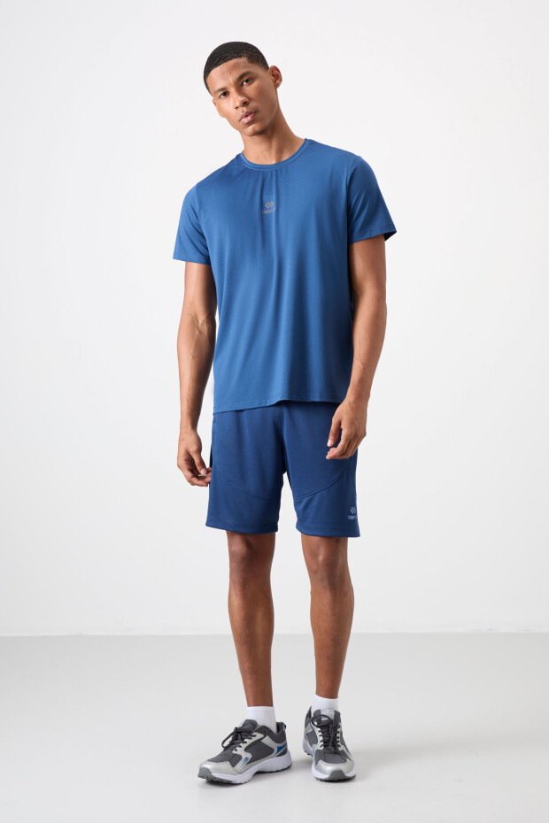 Parlament Nefes Alan Dokulu İnce Esnek Standart Fit Erkek Performans T-Shirt - 88387 - 3