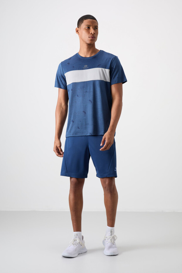 Parlament Nefes Alan Jakarlı İnce Esnek Standart Fit Erkek Performans T-Shirt - 88398 - 3