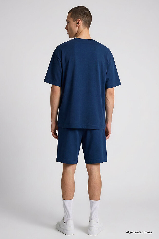 Parlament Oversize Fit Basic Erkek Şort Takım - 85292 - 7