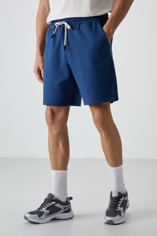 Parlament Pamuklu Kalın Yumuşak Dokulu Comfort Fit Basic Erkek Şort - 81274 - 1