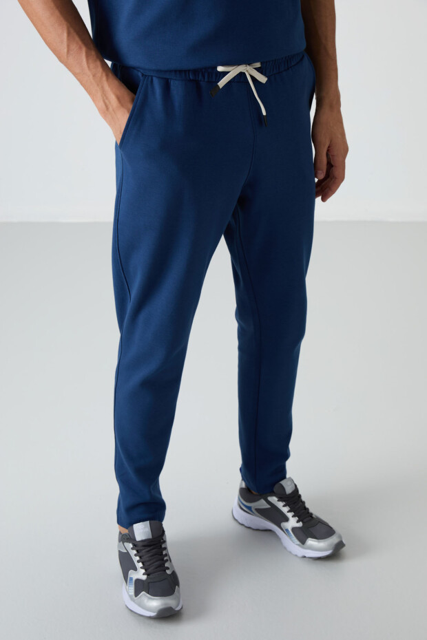 Parlament Pamuklu Kalın Yumuşak Dokulu Oversize Fit Basic Erkek Eşofman Takım - 85251 - 5