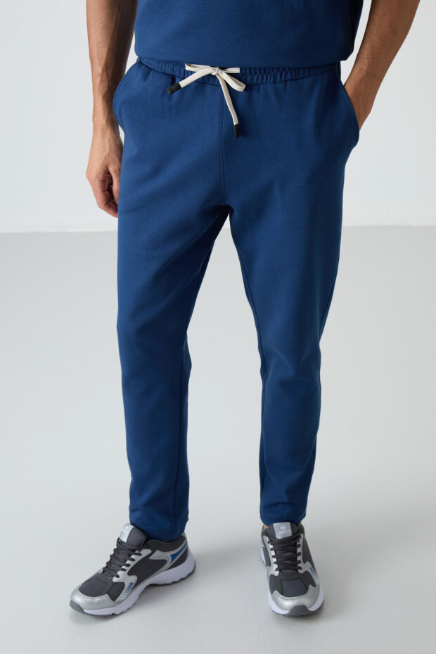 Parlament Pamuklu Kalın Yumuşak Dokulu Oversize Fit Basic Erkek Eşofman Takım - 85251 - 7