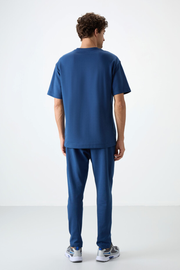 Parlament Pamuklu Kalın Yumuşak Dokulu Oversize Fit Basic Erkek Eşofman Takım - 85251 - 8