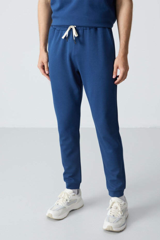 Parlament Pamuklu Kalın Yumuşak Dokulu Oversize Fit Basic Erkek Eşofman Takım - 85261 - 3