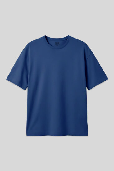 Parlament Pamuklu Kalın Yumuşak Dokulu Oversize Fit Basic Erkek T-Shirt - 88377 