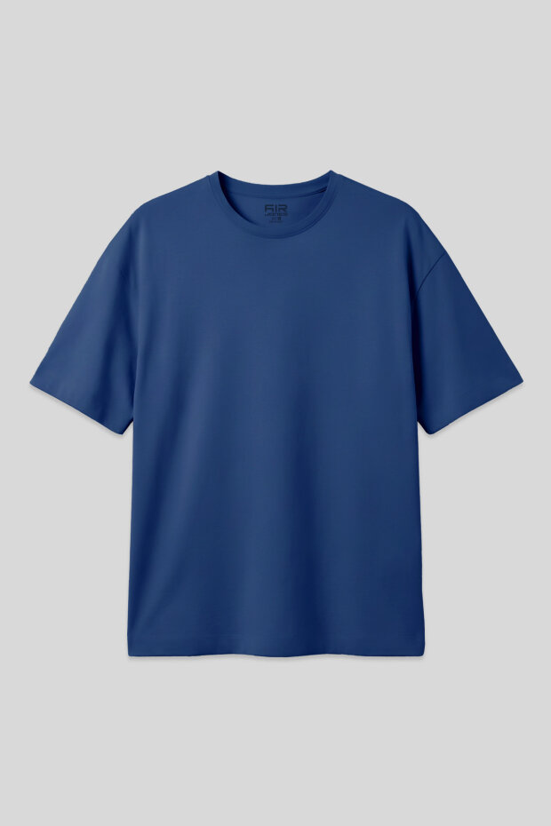 Parlament Pamuklu Kalın Yumuşak Dokulu Oversize Fit Basic Erkek T-Shirt - 88377 - 1