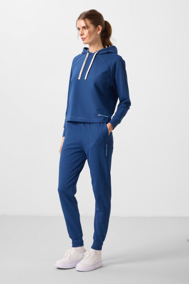 Parlament Kapüşonlu Oversize Kadın Eşofman Takım - 95336 - 4