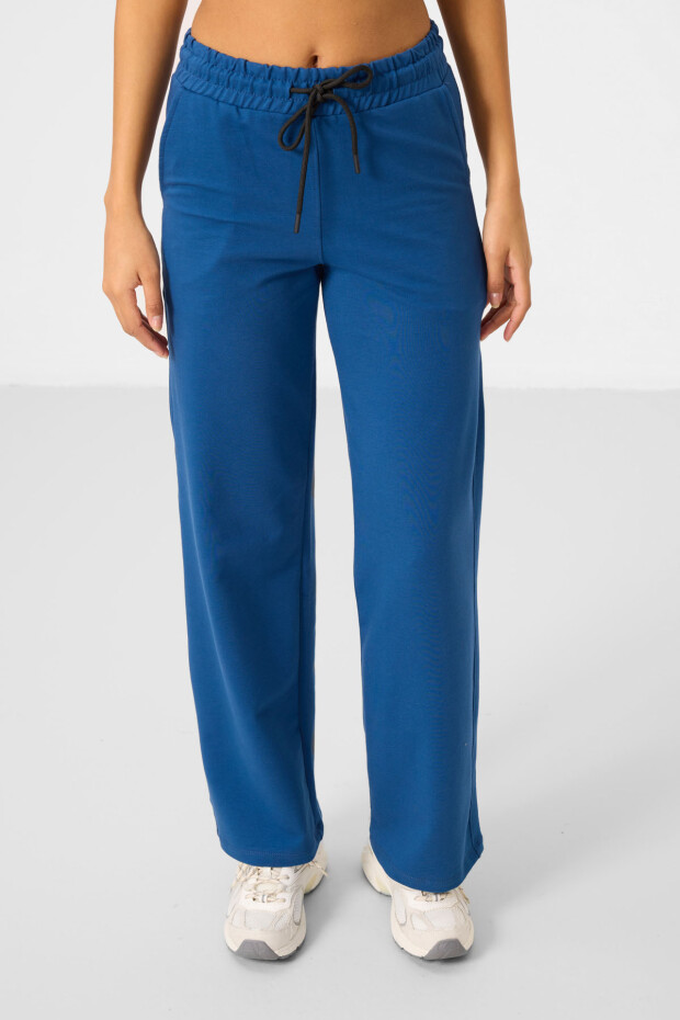 Parlament Dik Yaka Fermuarlı Pamuklu Kadın Eşofman Tunik Takım - 95346 - 6