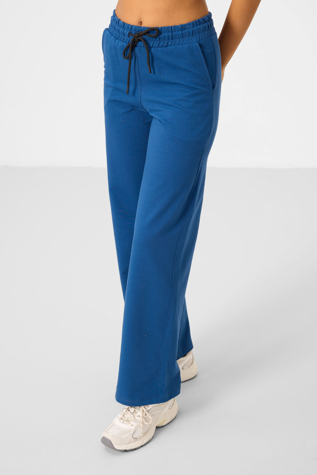 Parlament Dik Yaka Fermuarlı Pamuklu Kadın Eşofman Tunik Takım - 95346 - TOMMYLIFE (1)