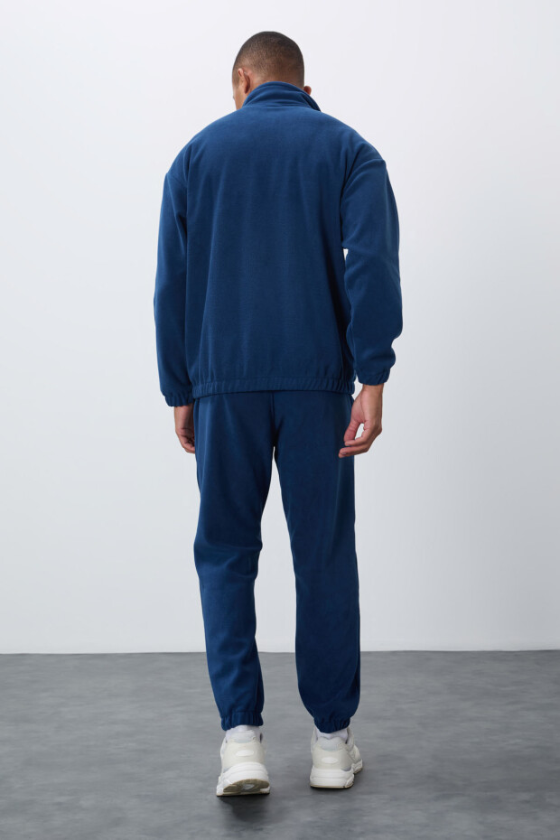 Parlament Kalın Yumuşak Dokulu Comfort Fit Nakışlı Erkek Eşofman Takım - 85269 - 7