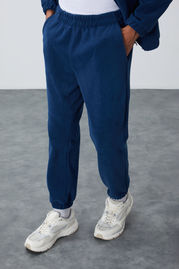 Parlament Kalın Yumuşak Dokulu Comfort Fit Nakışlı Erkek Eşofman Takım - 85269 - 3