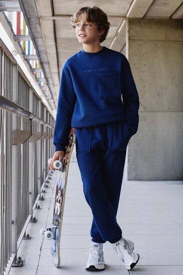 Parlament Pamuklu Kalın İçi Tüylü Standart Fit Baskılı Erkek Çocuk Eşofman Takım - 11257 - TOMMYLIFE