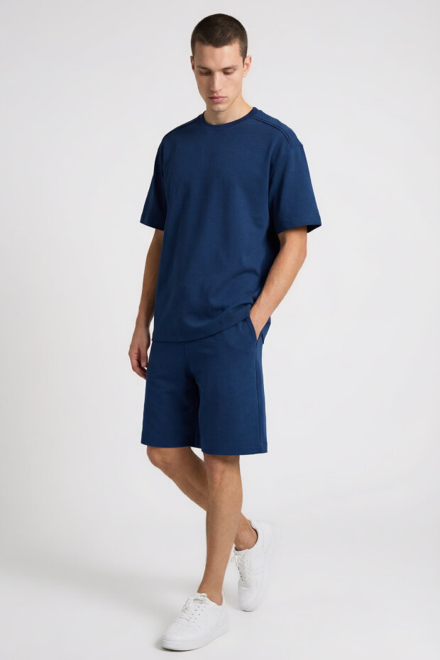 Parlament Oversize Fit Basic Erkek Şort Takım - 85292 - 1