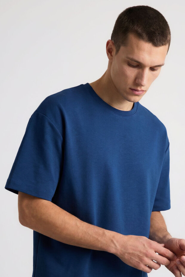 Parlament Oversize Fit Basic Erkek Şort Takım - 85292 - 4