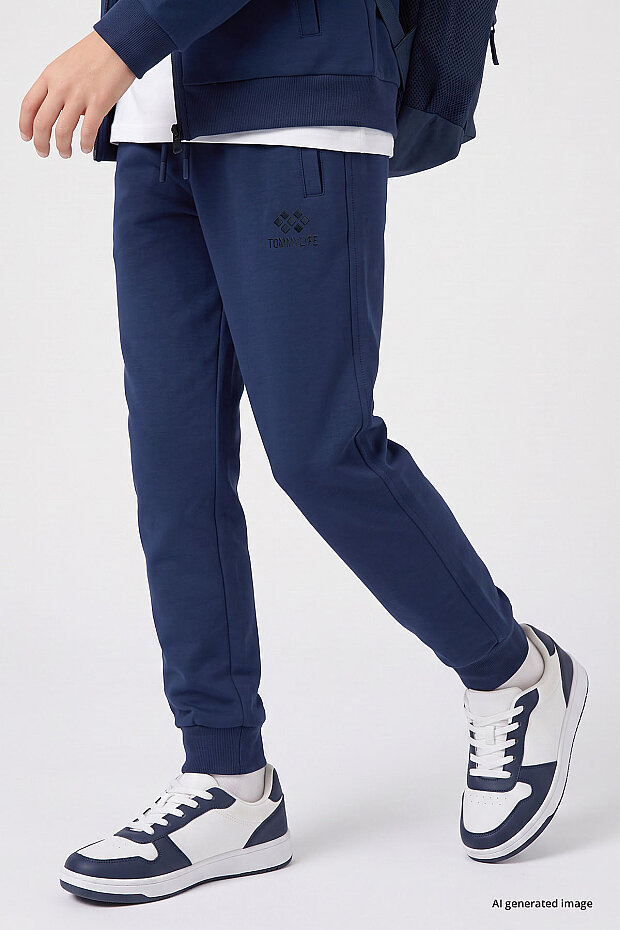 Parlament Standart Fit Basic Dik Yaka Jogger Erkek Çocuk Eşofman Takım - 11327 - 4