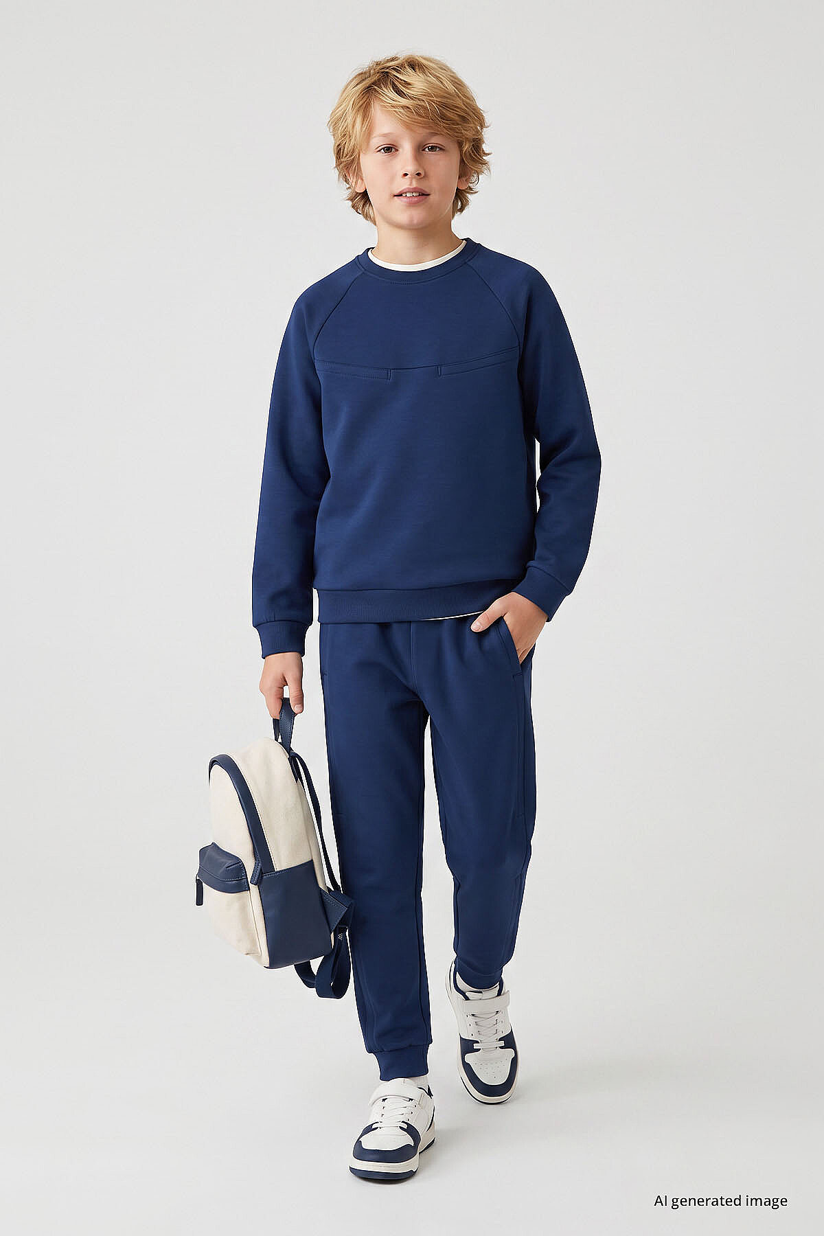 Parlament Standart Fit Basic Dikiş Detaylı Erkek Çocuk Eşofman Takım - 11325 - TOMMYLIFE (1)