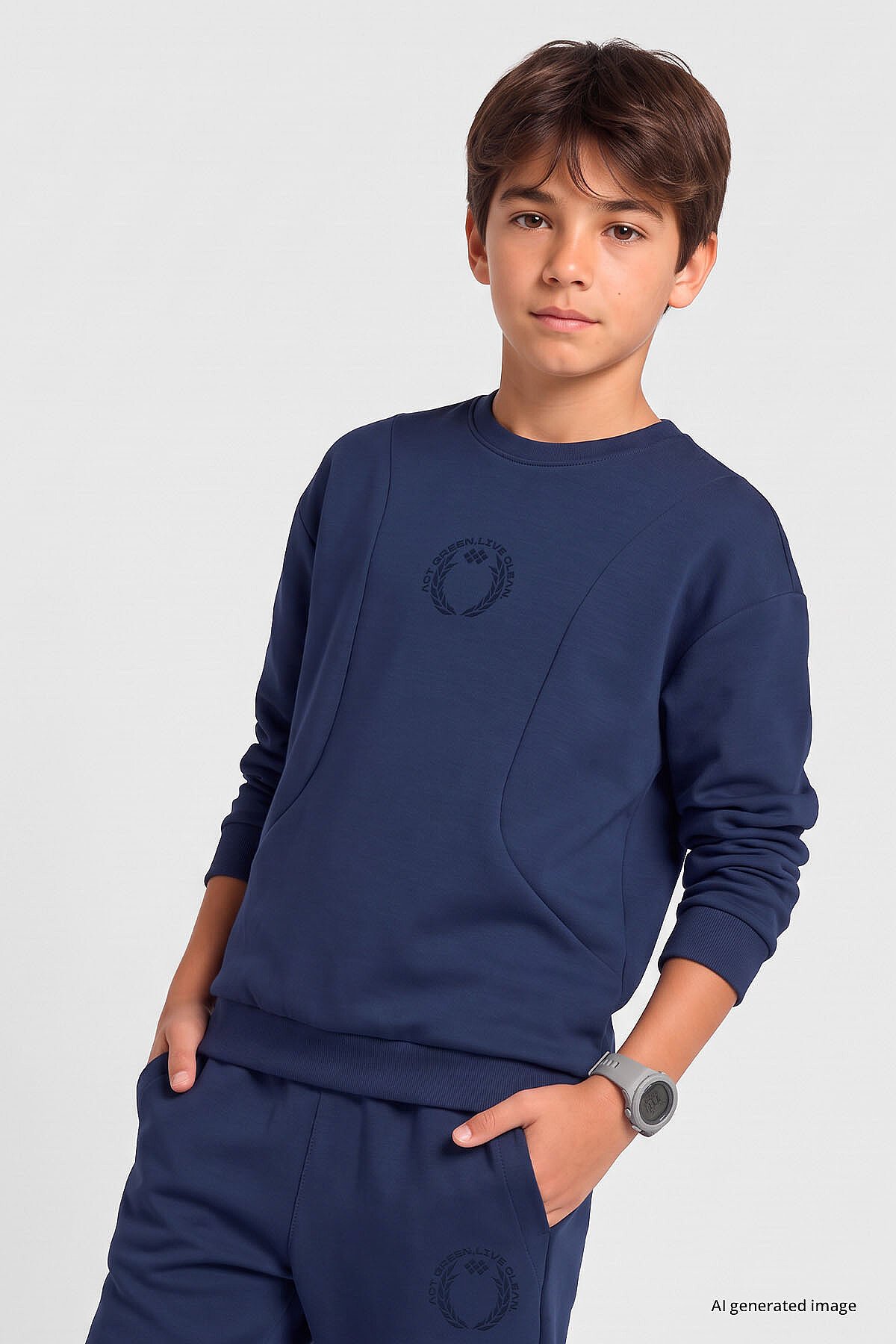 Parlament Standart Fit Baskılı Erkek Çocuk Eşofman Takım - 11320 - TOMMYLIFE (1)