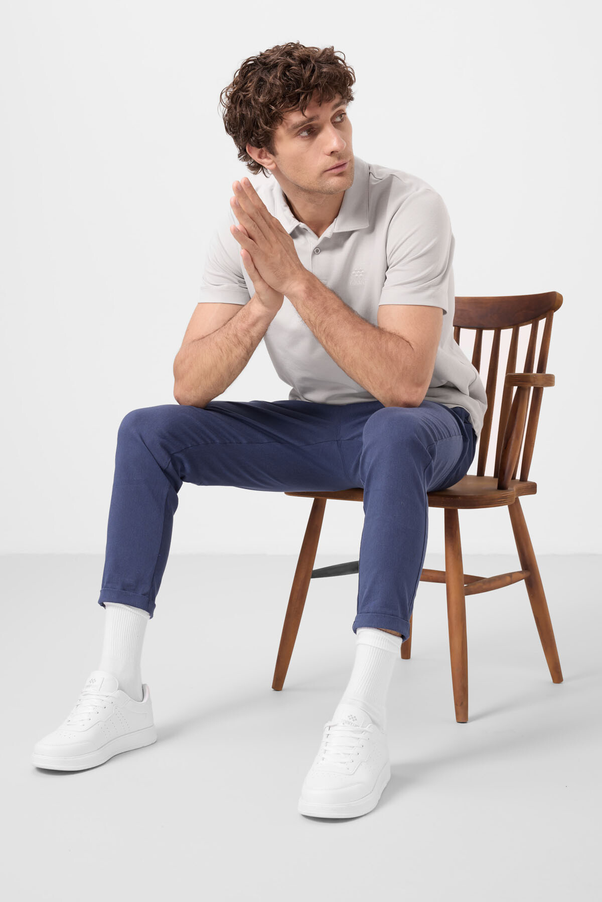 Parlament Standart Fit Dokuma Hafif Esnek Chino Erkek Pantolon - 82178 - TOMMYLIFE