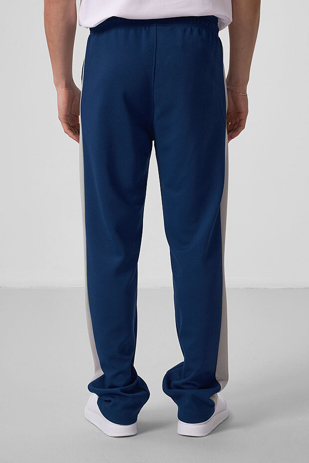 Parlament-Taş Yüzeyi Dokulu Standart Fit Palazzo Erkek Pantolon - 82171 - 6