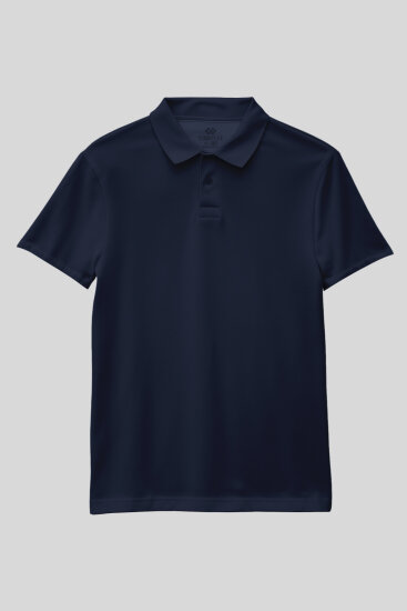 Parlament Polo Yaka Standart Fit Basic Unisex Çocuk T-Shirt - 11330 