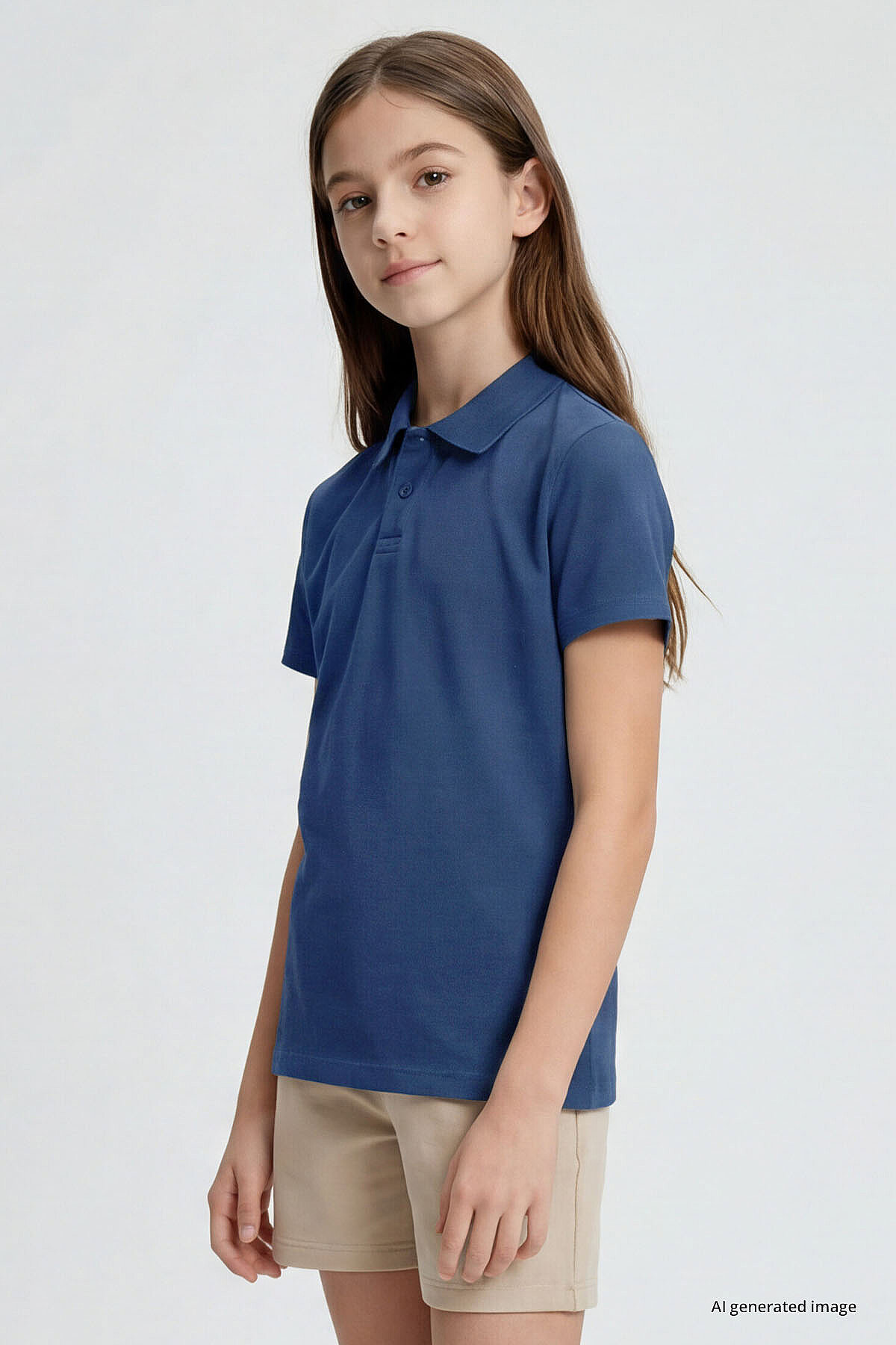 Parlament Polo Yaka Standart Fit Basic Unisex Çocuk T-Shirt - 11330 - TOMMYLIFE (1)