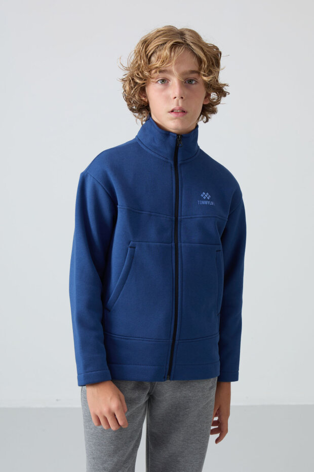 Standart Fit 2'li Paket Bej-Parlament Erkek Çocuk Sweatshirt - 11245 - 3