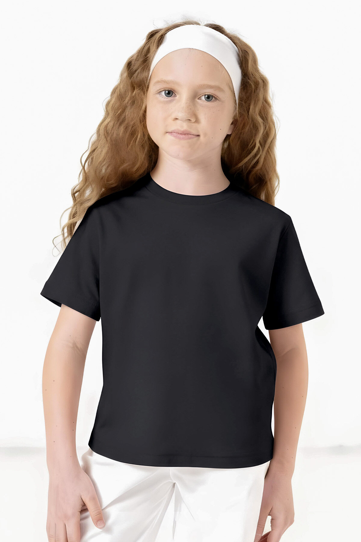 Standart Fit Basic O Yaka 5'li Paket Unisex Çocuk T-Shirt - 11328 - TOMMYLIFE (1)