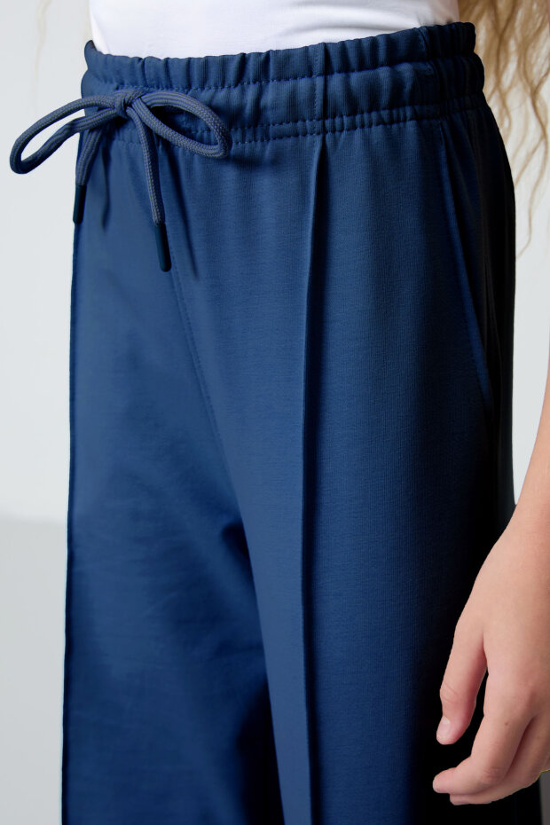 Standart Fit 2'li Paket Açık Mavi-Parlament Kız Çocuk Eşofman Alt -75144 - 6