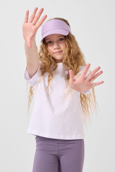 Standart Fit Basic 3'lü Paket Eflatun-Gül Kurusu-Koyu Gri Kız Çocuk Tayt - 75188 - TOMMYLIFE (1)