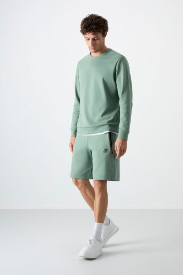 Standart Kalıp 3'lü Paket Ekru-Parlament-Açık Yeşil Erkek Şort - 81136 - TOMMYLIFE (1)