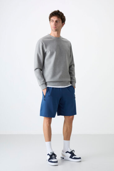 Standart Kalıp 3'lü Paket Siyah-Gri Melanj-Parlament Erkek Şort - 81136 - TOMMYLIFE (1)