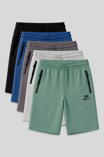 Standart Fit Basic 5'li Paket Erkek Şort - 81136 - TOMMYLIFE